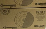 Klipsch CS-16C Ii 6.5 In-ceiling Speakers Pair White Home Audio. Fixed Price $139.00.
