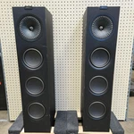 Kef Q750 6.5" 2.5-WAY 150W Floorstanding Speaker Black (pair) (used) C#2211. Fixed Price $799.00.
