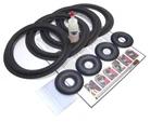 Kef 105/3 Speaker Foam Repair Kit - Incl. Dust Caps 4A8+4DONUT. Fixed Price $68.36.
