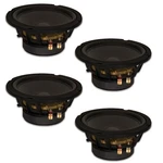 4 Goldwood Sound GW-8PC-8 Heavy Duty 8OHM 8" Woofers 330 Watts Each Speakers. Fixed Price $201.99.