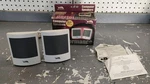 Cyber Acoustics CA-2.2 Computer Speakers Pair Magnetically Shielded Beige Used. Fixed Price $5.99.
