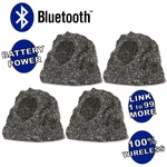Theater Solutions Wireless 240W Rechargeable Bluetooth Rock Speaker Set Grey. Fixed Price $99.99.