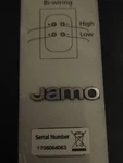 Jamo D450 Speaker Emblem And Serial Number Sticker. Fixed Price $5.99.