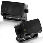 Pyramid 2022SX 3-1/4'' 3-WAY Mini Box Speaker Pair 200 Watt Black. Fixed Price $39.32.