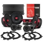 DS18 6.5 Midrange Speakers W/ Bullet, Tweeters, Amplifier And Installation Kit. Fixed Price $596.95.