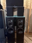 Acoustic Research AR-318PS Home Theater Speaker System Black Banana Jack. Fixed Price $600.00.