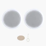 Uimoso 8" In-ceiling & In-wall Speakers, Hi-fi Sound, 1 Pair. Fixed Price $55.99.