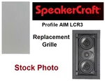 Speakercraft Profile Aim LCR3 Replacement Grille GRL74300-2, 9" X 4.5". Fixed Price $39.99.