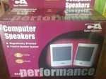 Cyber Acoustics CA2.2 2.0 Computer Speakers (2-SPEAKER) Magnetically Shielded. Fixed Price $49.88.