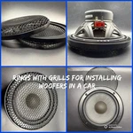 Scan 18W/4531G00, Rings With Grills For Woofers Speake. Fixed Price $111.98.