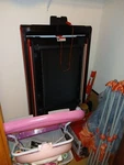 Costway 2 1 Folding Treadmill With Bluetooth Speaker Remote Control. Fixed Price $275.00.