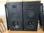 Pair Klh AV830 Series Way Loudspeakers (8" Woofers). Fixed Price $110.00.