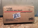 Nos Psb Alpha Intro Left Right Speaker Metal Stands Adjustable Height. Fixed Price $99.99.