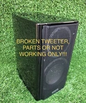Monitor Audio Gold GX50 Single Bookshelf Speaker, Black Piano Shine, Bad Tweeter. Fixed Price $249.99.
