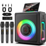Karaoke Machine Bluetooth 5.3 Wireless Microphones Pa System MS75-T Portable. Fixed Price $209.99.