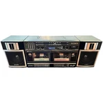 Vintage Sony CFS-W360 Fm/am Stereo Dual Cassette Boombox W/ Detachable Speakers. Fixed Price $75.00.
