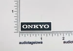 Onkyo Badge Logo Emblem For Turntable Base Plinth Dust Cover Custom Aluminum. Fixed Price $8.95.