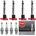 Mck Ignition Coil Packs UF529 & Ngk V-power Spark Plugs 4644 Replacement For .... Fixed Price $224.99.