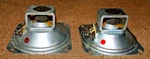 Pair Vintage Mij 3 1/2" Alnico 8 Ohm Sealed Back Tweeters Tested Excellent. Fixed Price $19.95.