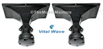 One Pair 4X10 Inch Piezo Flush Mount Horn Tweeters Home Car Pro Studio Speakers. Fixed Price $39.49.
