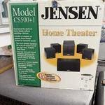 Jensen Model CS500+1 6 Speaker Surround Sou New Box Vintage No Wires. Fixed Price $91.00.