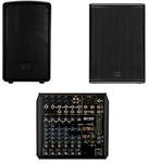 Hd 10-A MK5 10" Active 2-WAY Speaker 800W+RCF 10XR+RCF SUB15-AX Subwoofer.. Fixed Price $3377.00.