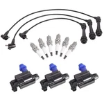 Ena Set Of 3 Ignition Coil 6 Platinum Spark Plug And Wire Compatible Wi.... Fixed Price $176.38.