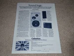 Celestion Ditton 33,15XR,UL6 Speaker AD,1975,FULL Info. Fixed Price $9.99.