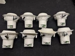 Tannoy CMS401E Pa Ceiling Speakers Wired Terminal Block White Cylinder Lot Of 8. Fixed Price $140.00.