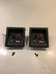 Pair Of Kef Q50 SP3174 Speaker Terminal Cups & Crossovers From Damaged Unit. Fixed Price $22.33.