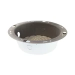 Quam ERD8U 8" Round Steel Loudspeaker Backbox With Polystyrene Damping Pad. Fixed Price $29.75.