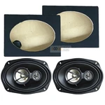Cerwin-vega XED693 350W Max 6X9" 3-WAY Coaxial Car Speakers + Box. Fixed Price $112.99.
