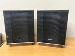 Pair Of Vintage Panasonic 2-WAY Speakers Model SB-202 Matsushita Japan. Fixed Price $49.99.