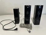 Lg 3D Real Sound Speakers Set With Receiver Untested Models: S93B3-S And W3 4. Fixed Price $39.99.