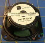 Quam 30C25Z8OT 3" Moisture Resistant Speaker. Fixed Price $11.04.
