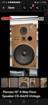 Pioneer 15" 3-WAY Floor Speaker CS-G403 Vintage. Fixed Price $209.00.