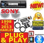 Fits 98-13 Harley Plug & Play Marine Bluetooth Radio Stereo W/ Speakers Opt Xm. Fixed Price $439.99.