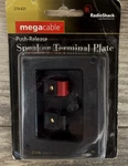 Radioshack 274-631 Megacable Push-release Speaker Terminal Plate 24K Gold Nos. Fixed Price $15.66.