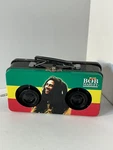 Vintage Bob Marley Speakers Miniature Lunch Box (for Parts) 5 1/2 X2 X3. Fixed Price $7.00.
