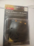 New Radio Shack 15-1217 75-OHM Coax High-isolation A/b Switch. Fixed Price $5.95.