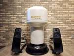 Technics SST-1 Speaker System Includes Twin Loaded Horns And 25HZ Sub. Fixed Price $12995.00.