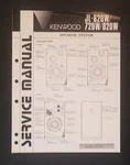 Kenwood JL-620W/720W 820W Speaker System Service Manual 1983 Japan. Fixed Price $14.99.
