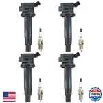 Aeagle Ignition Coil Pack Iridium Spark Plugs For Toyota Corolla 1.8L 2000-2008. Fixed Price $84.69.