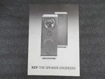 Kef Speaker 104 Ab 103 Corelli Calinda Cantata Original Catalogue. Fixed Price $13.20.