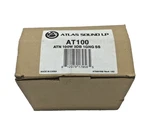 Atlas Sound AT100 100W Single Gang Stainless Steel 70.7V Commercial Attenuator. Fixed Price $23.99.