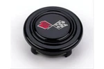 Grant Products 5652 Horn Button Plastic Corvette Crossed Flags Emblem For Signat. Fixed Price $31.99.