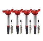 Ignition Coil Packs UF596 And Iridium Spark Plugs 93501 Fits For Toyota Corol.... Fixed Price $70.00.