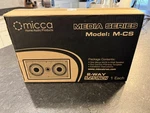 Micca M-cs Dual 5.25 Inch 2-WAY Mtm In-wall Speaker With Pivoting 1" Silk Dome. Fixed Price $39.99.