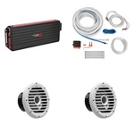 Cerwin Vega Marine Bass Upgrade Channel Amplifier With (2) 10" 4-OHM White .... Fixed Price $732.96.