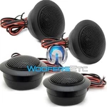 Pcs Spl 1" Audiophile Silk Dome Flush Mount 4OHM Swivel Tweeters Car New. Fixed Price $39.99.